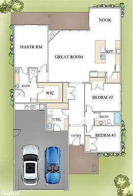 Idaho cottonwood-floorplan Home Builders Idaho