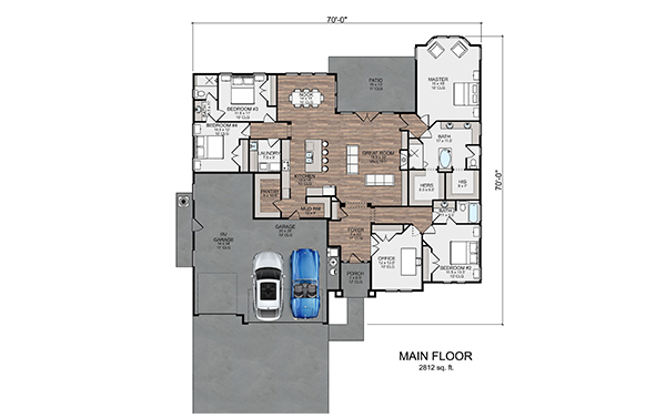 Fall River Floor Plan Idaho Home Builders