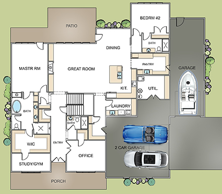 Idaho Custom Home Builder Meadow Lake Floor Plan